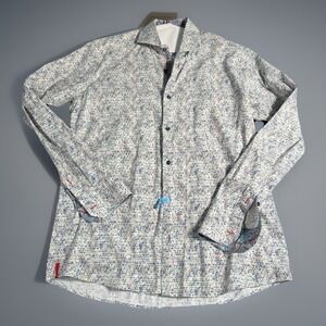 SLOANE Paint  Tailored Fit Modern  Galaxy Men's L Beautiful